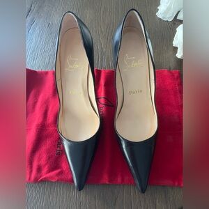 Christian Louboutin Black leather so kate pumps, 38.5